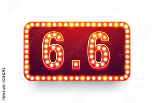 6.6 Text Light Bulb Frame R...