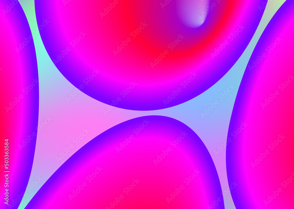 Obraz premium Fluid dynamic background with liquid shapes and elements.