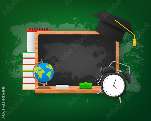 Board school, great design for any purposes. Illustration for concept design. Isolated object. Vector drawing.