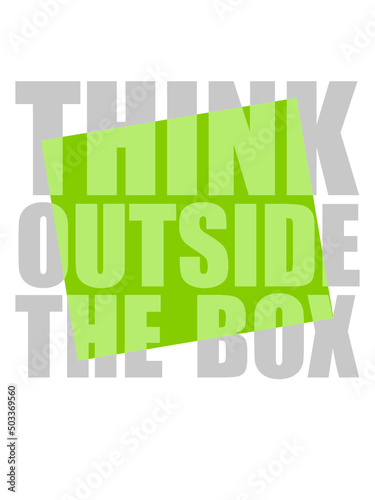 Grün Think outside 