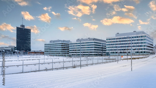 Canvas Print Winter in Kista