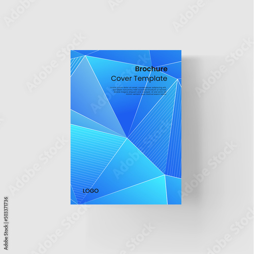 브로슈어 및 북커버 디자인 템플릿