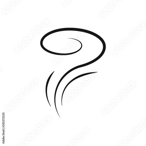 Aromas vaporize icon design isolated on white background