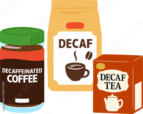 デカフェ、カフェインレスのコーヒーと紅茶