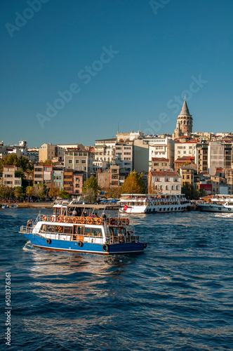 Tour boats in istanbul © erdincaltun