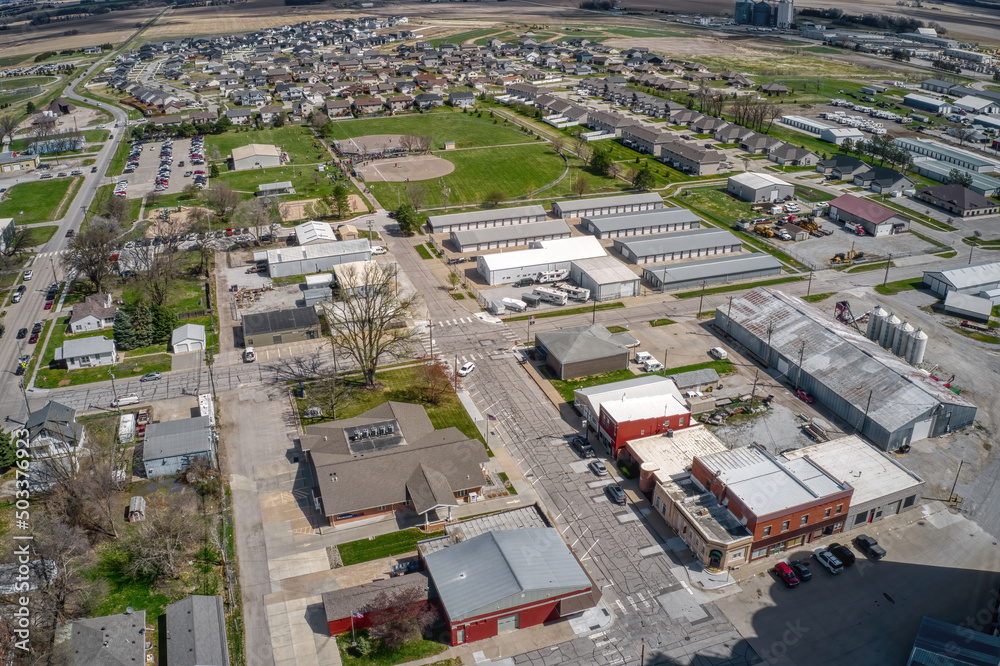 Aerial View of the Lincoln Suburb of Waverly, Nebraska Aerial View of the Lincoln Suburb of Waverly, Nebraska
