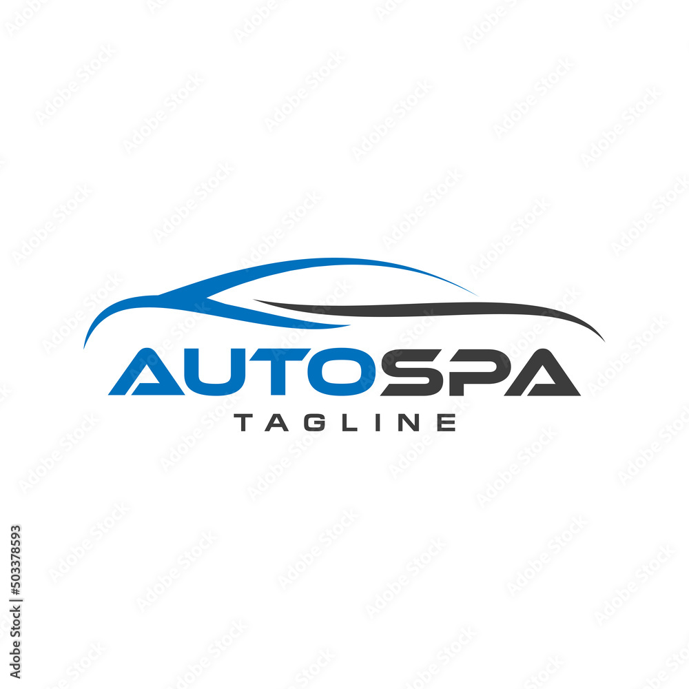 Auto spa logo vector design illustration Auto spa logo vector design illustration
