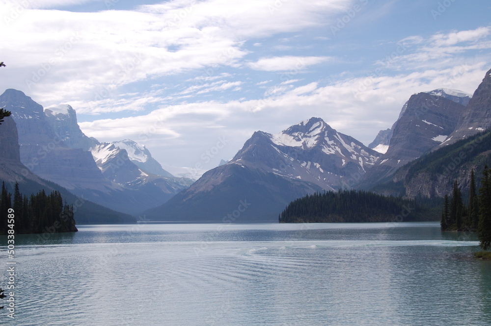 Glacier lake in Canada