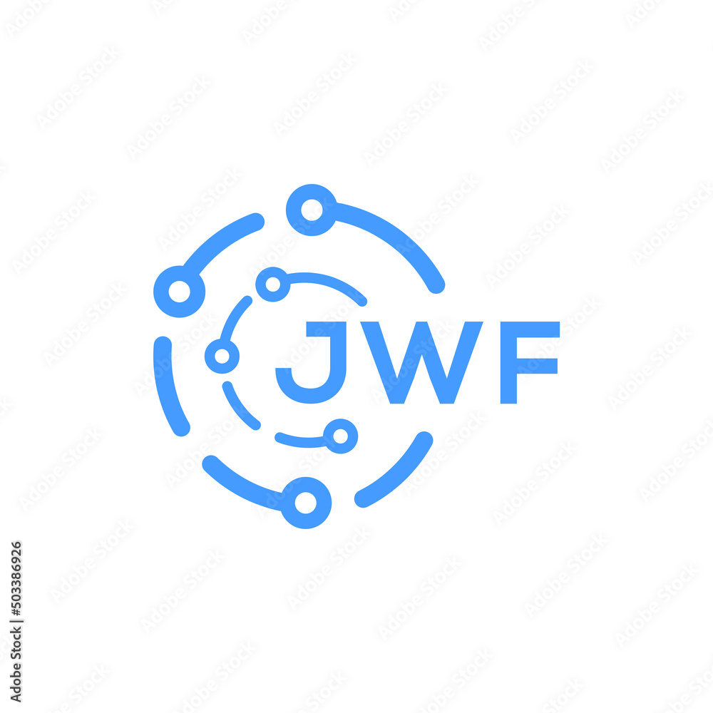 JWF technology letter logo design on white background. JWF creative initials technology letter logo concept. JWF technology letter design. JWF technology letter logo design on white background. JWF creative initials technology letter logo concept. JWF technology letter design.
