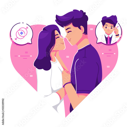 sexual health day illustration background