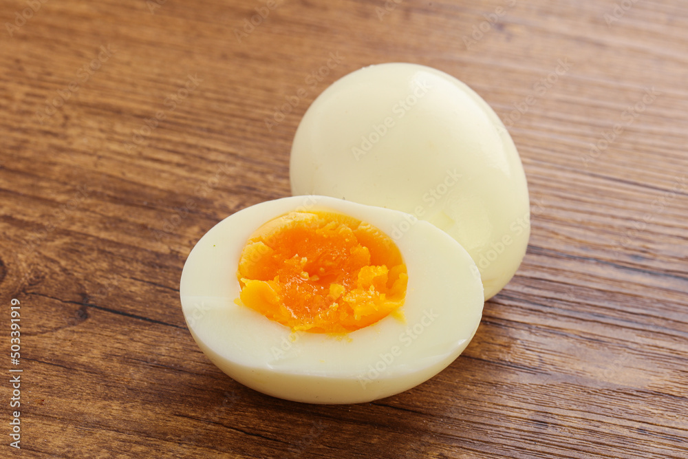 Boiled chicken egg for breakfast Boiled chicken egg for breakfast
