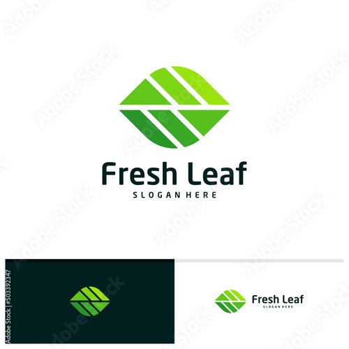 Leaf logo vector template, Creative Leaf logo design concepts