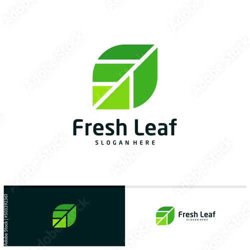 Leaf logo vector template, Creative Leaf logo design concepts