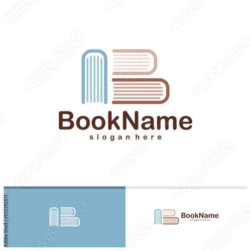 Book logo vector template, Creative Book logo design concepts