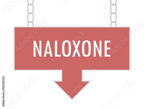 Naloxone used to block the effects of opioids medication Oxycodone Morphine to save life in emergency case healthcare