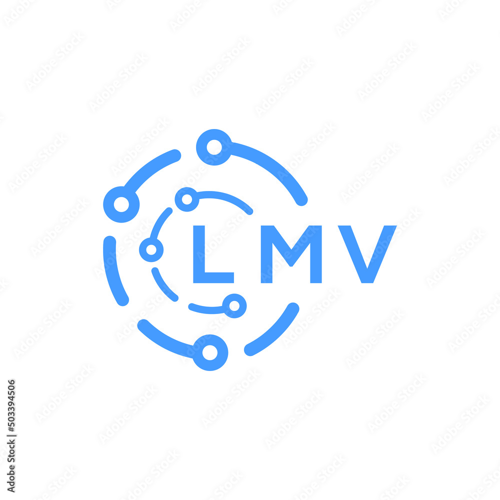 LMV technology letter logo design on white background. LMV creative initials technology letter logo concept. LMV technology letter design. LMV technology letter logo design on white background. LMV creative initials technology letter logo concept. LMV technology letter design.