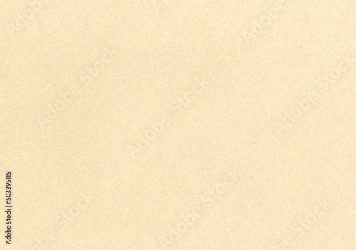 Highly detailed high resolution uncoated paper texture background sand brown beige smooth fine grain fiber with copy space for text presentation wallpaper or mockup