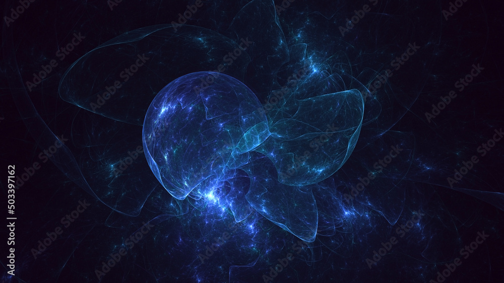 3D rendering abstract multicolor technology fractal light background 3D rendering abstract multicolor technology fractal light background