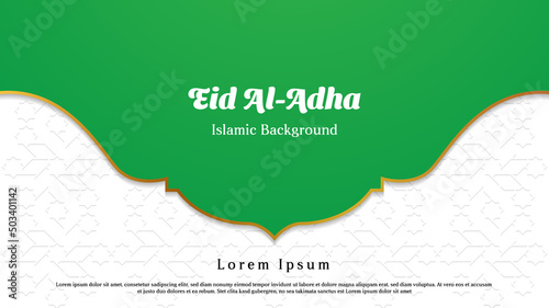 Islamic background design. eid Al Adha greeting card design template, islamic vector illustration