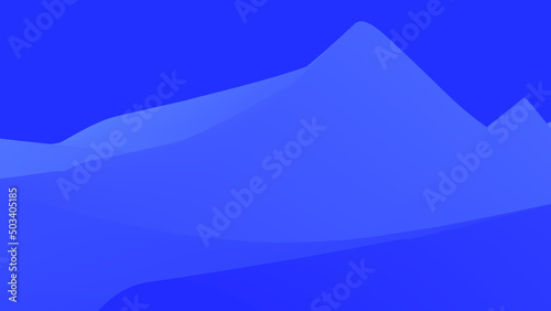 blue mountain landscape