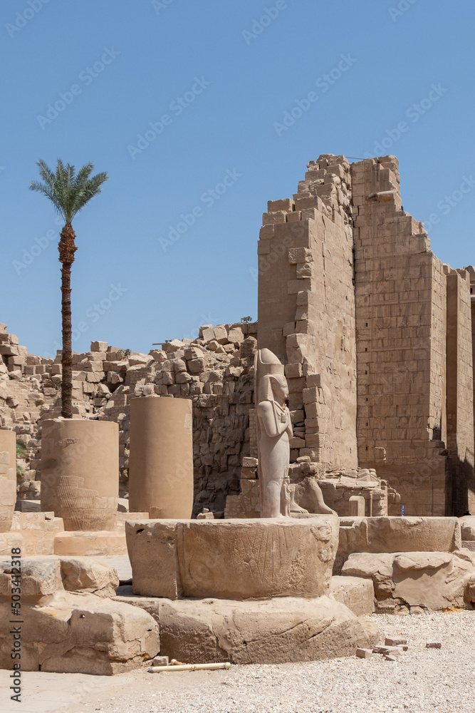 The Karnak Temple Complex consists of a number of temples, chapels, and other buildings in the form of a village.