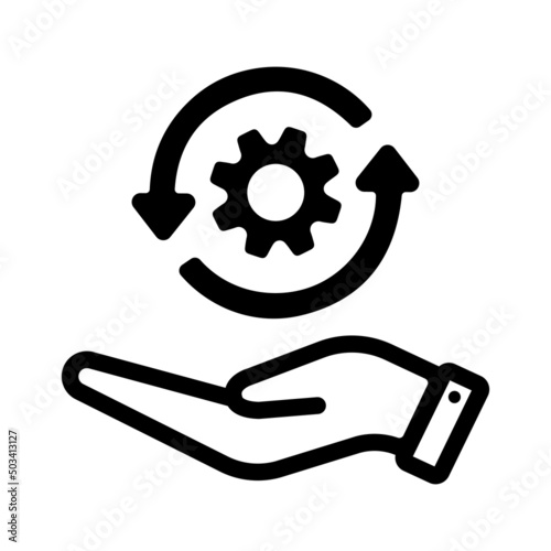 Update , refresh vector icon illustration