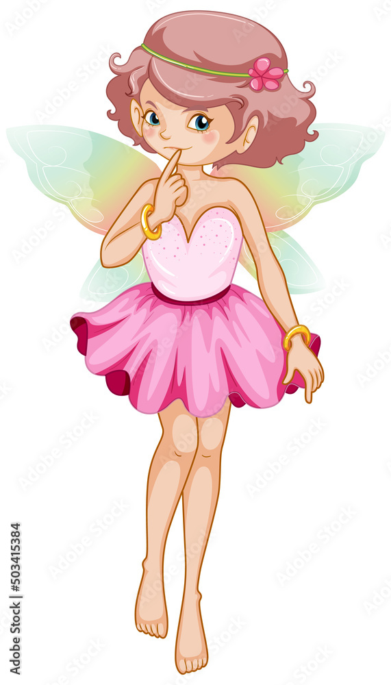 Beautiful fairy girl cartoon character Beautiful fairy girl cartoon character