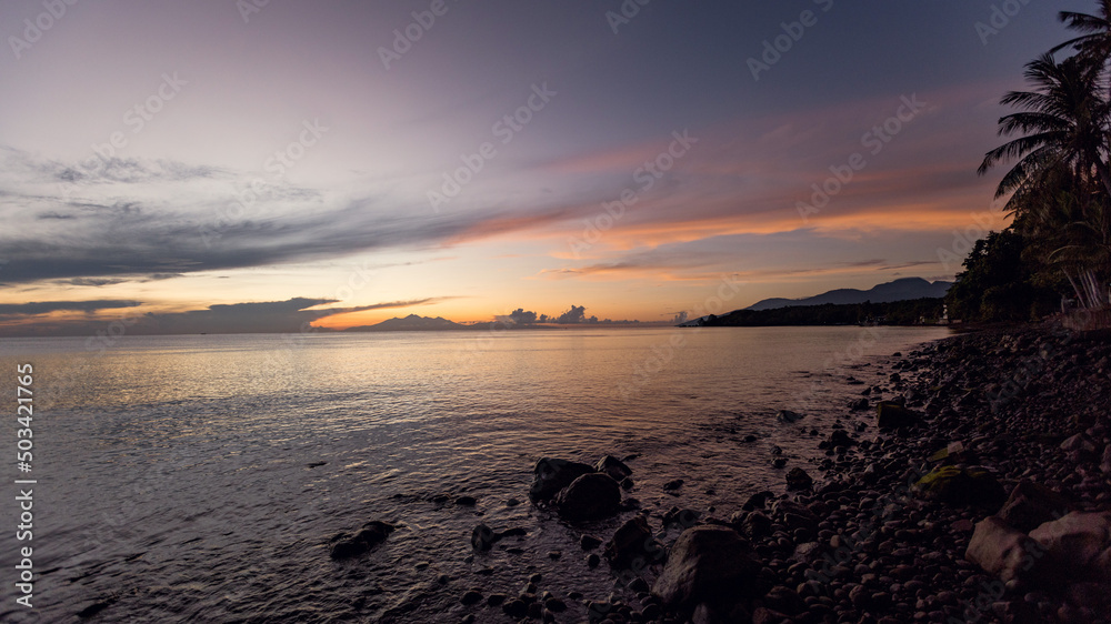 Amazing sunrise in Tulamben, Eastern Bali, Indonesia Amazing sunrise in Tulamben, Eastern Bali, Indonesia