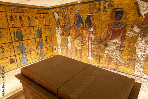 Fotobehang Tomb of Tutankhamun, Luxor, Egypt