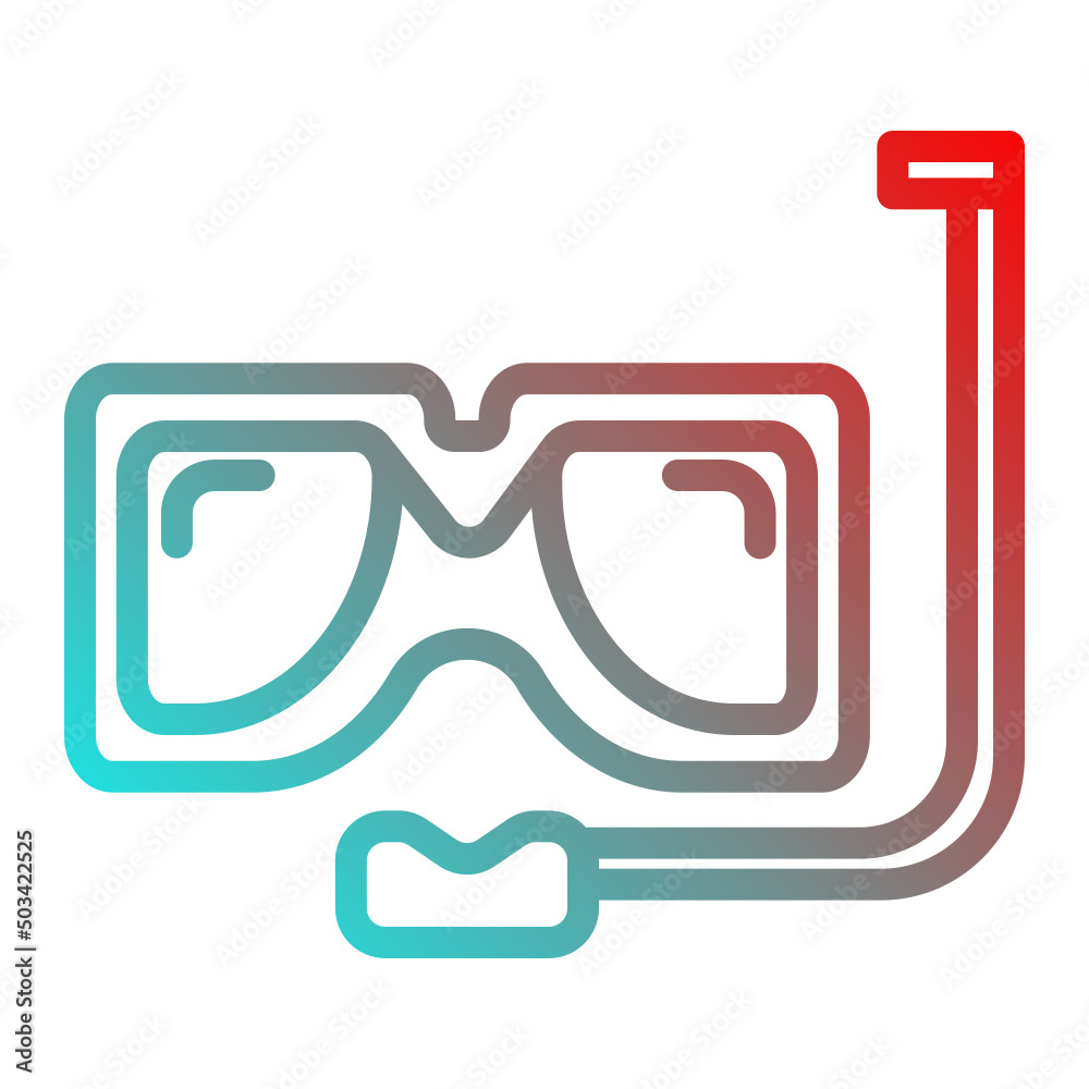 mask swimming icon mask swimming icon