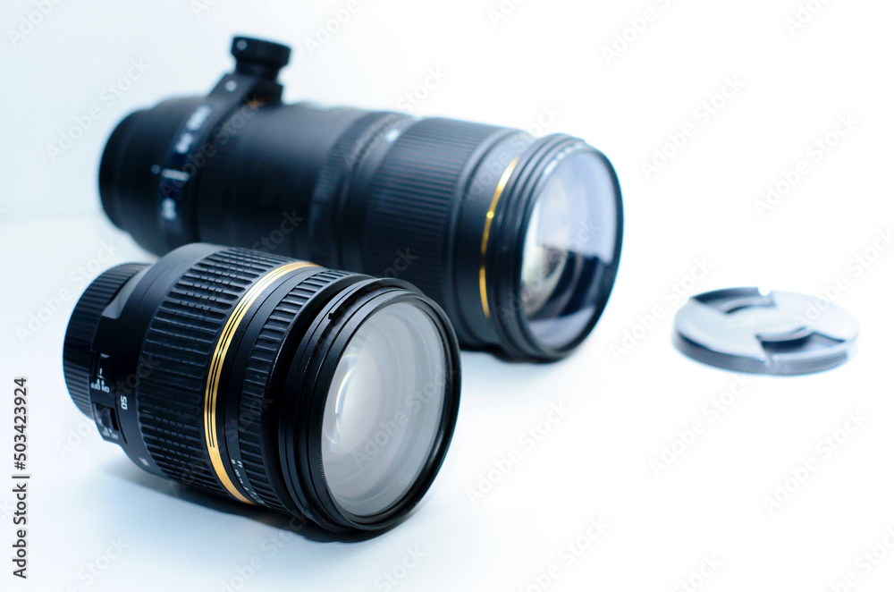 Fototapeta premium camera lens close up