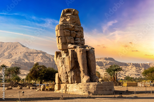 Εκτύπωση καμβά Colossi of Memnon in Luxor
