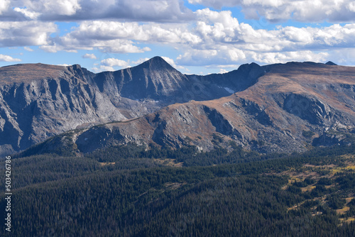 View of Rocky Mountain National Park, Colorado, USA