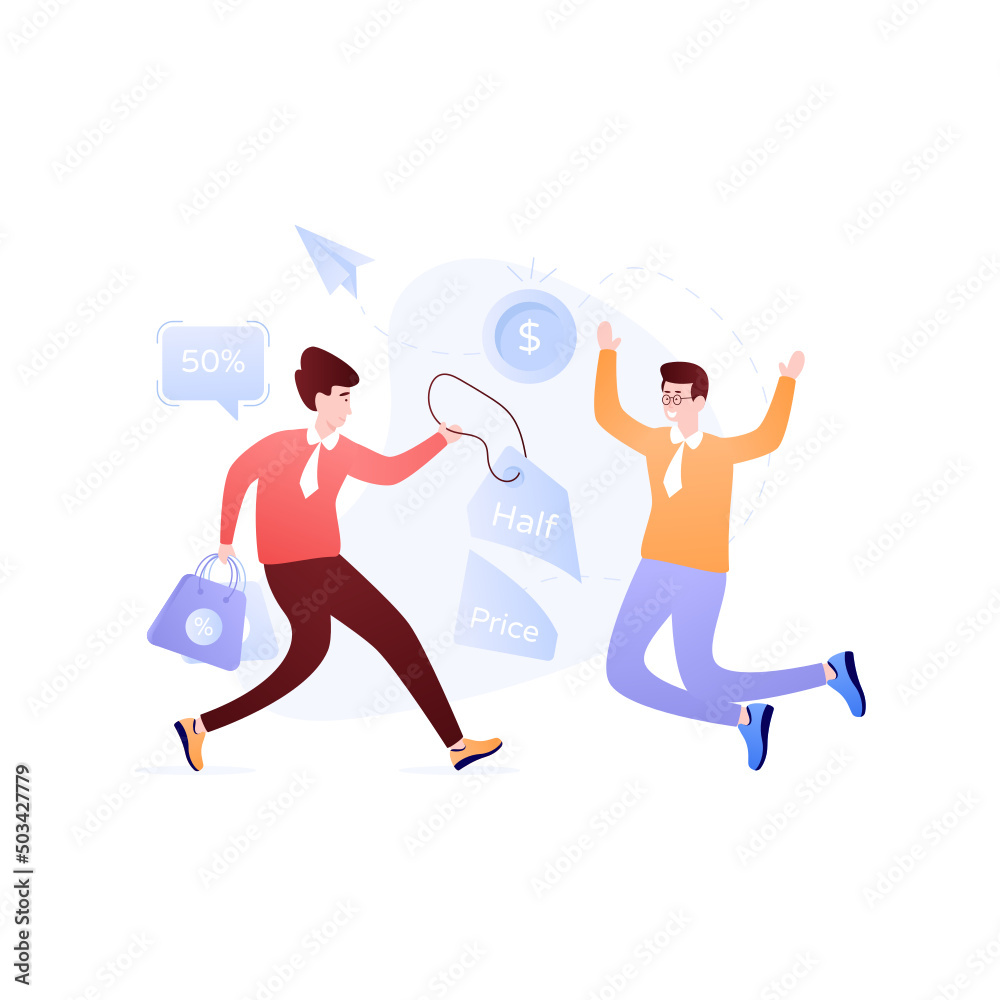 Fototapeta premium Half Price