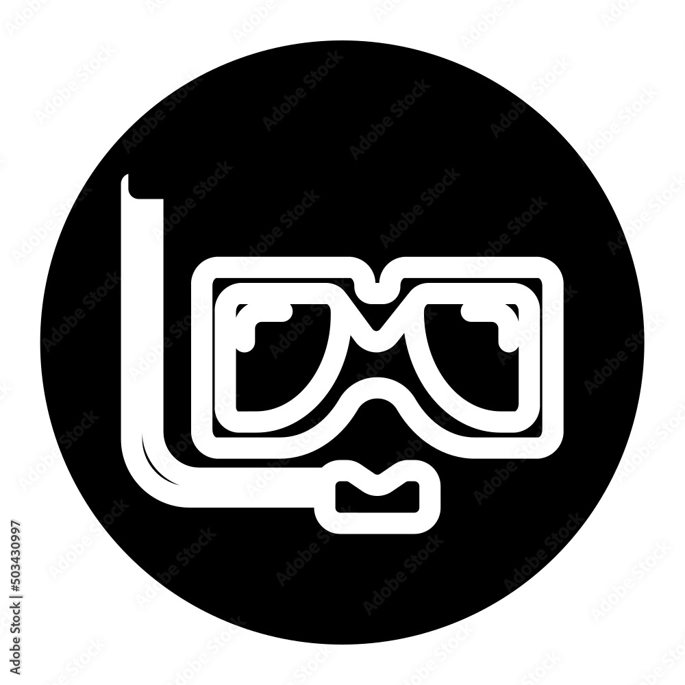 mask swimming icon mask swimming icon