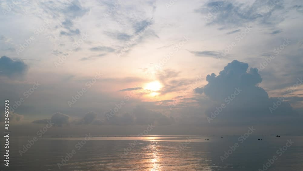 sunset over the sea,4K Beautiful cloudscape over the sea, sunset time lapse shot. sunset over the sea,4K Beautiful cloudscape over the sea, sunset time lapse shot.