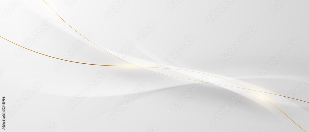 abstract background Luxurious with sparkling gold lines. vector illustration for template, banner - obrazy, fototapety, plakaty 
