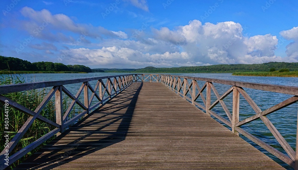 Obraz premium Holzsteg