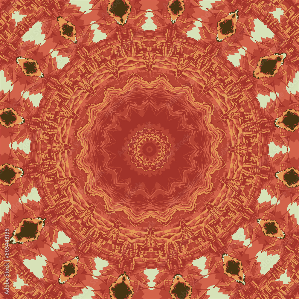 Kaleidoscope background. Multi-colored texture illustration