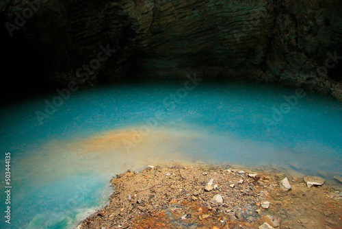 Proval lake inside Mashuk mountain, Pyatigorsk