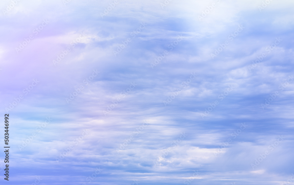 Fototapeta premium Blue sky background. Copy space.