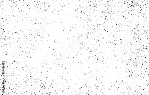 Grunge Black And White Urban. Dark Messy Dust Overlay Distress Background. Easy To Create Abstract Dotted  Scratched  Vintage Effect With Noise And Grain 
