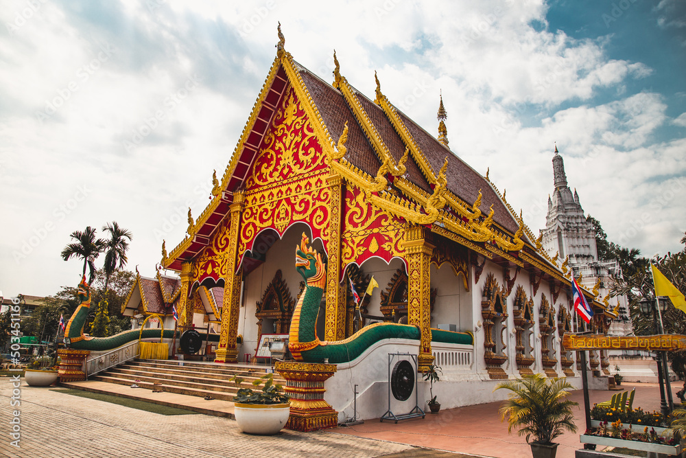 Wat Suan Tan temple in Nan province, Thailand