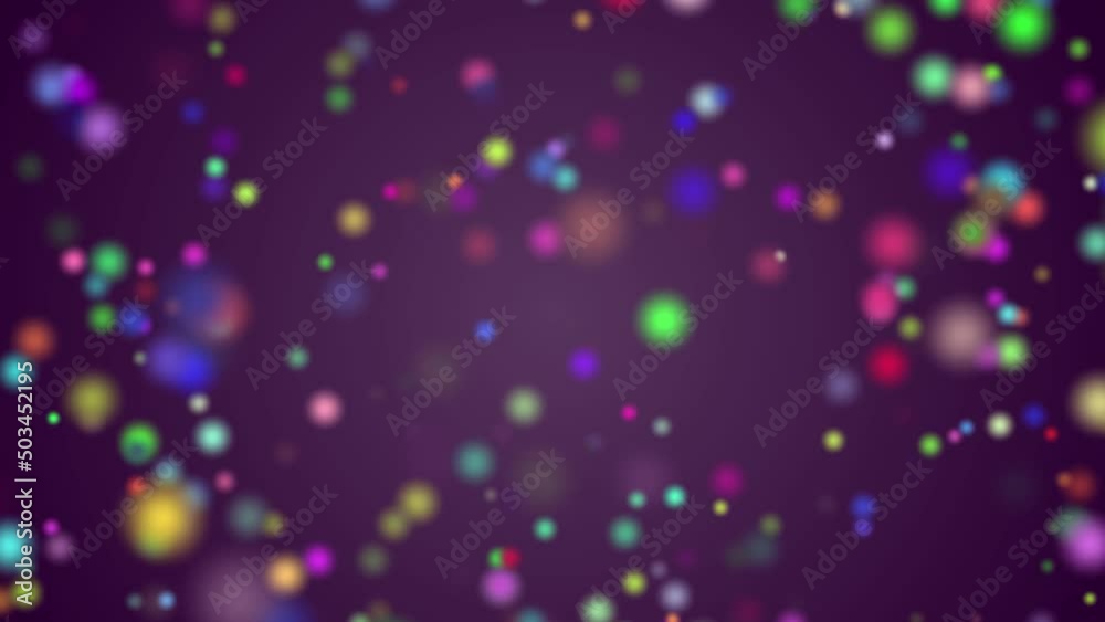 Animated Abstract Colorful Flying Particles Background Animated Abstract Colorful Flying Particles Background
