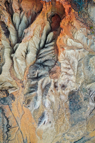 Phae Mueang Phi rock formation or canyon in Phrae province, Thailand