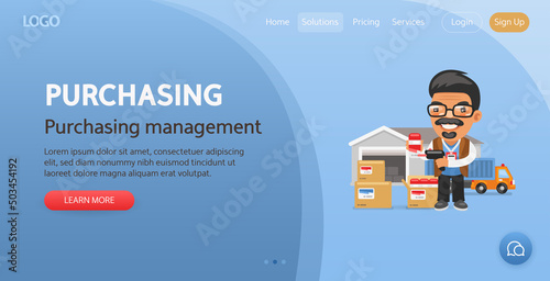 Purchasing Website Template