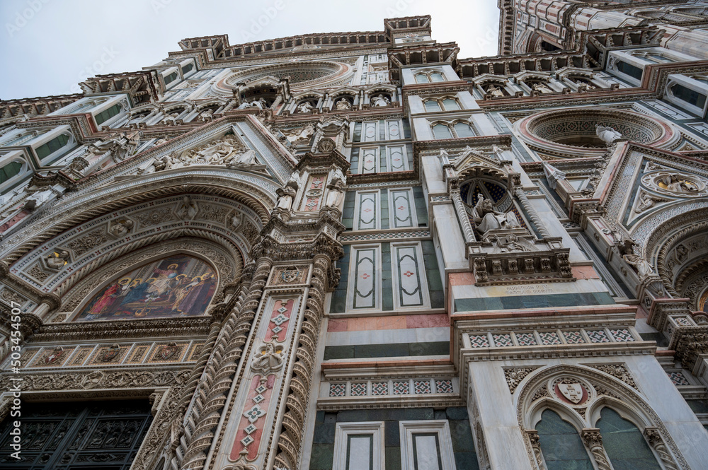 Historic facade of the cathedral