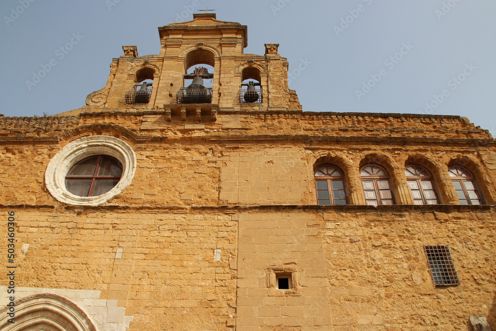 Ταπετσαρία cistercian monastery (santo spirito) in agrigento in sicily (italy)