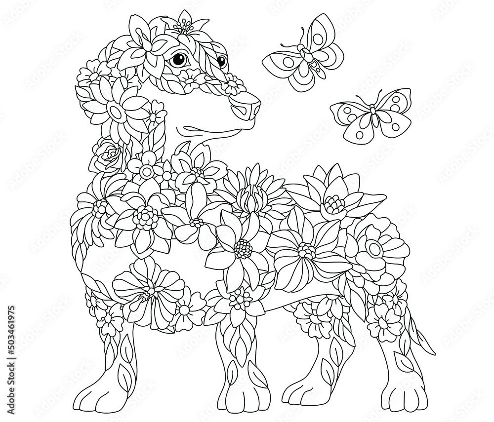 10 Animal and Flowers Printable Coloring Pages to Unleash Your Inner Artist