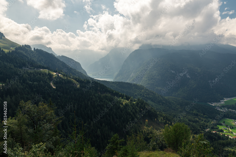 Blick auf den Königssee - Berchtesgaden - Berchtesgadener Alpen Blick auf den Königssee - Berchtesgaden - Berchtesgadener Alpen